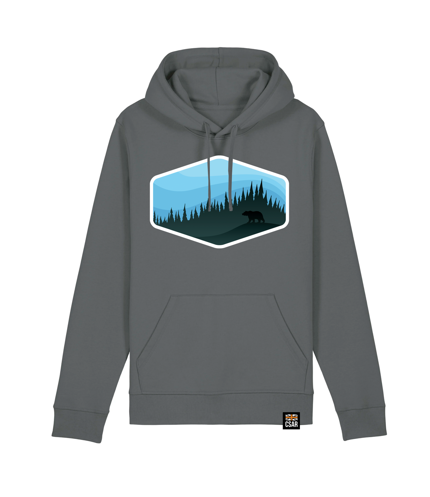 Bear At Night Premium Hoodie