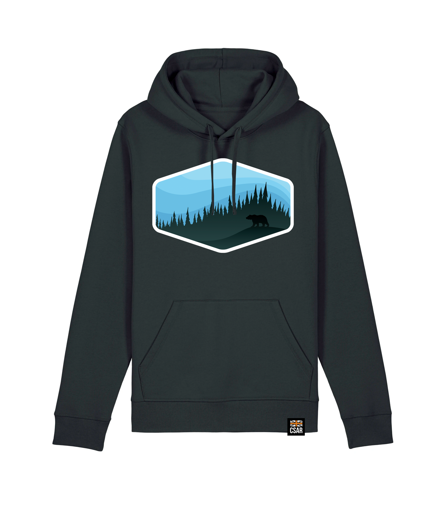 Bear At Night Premium Hoodie