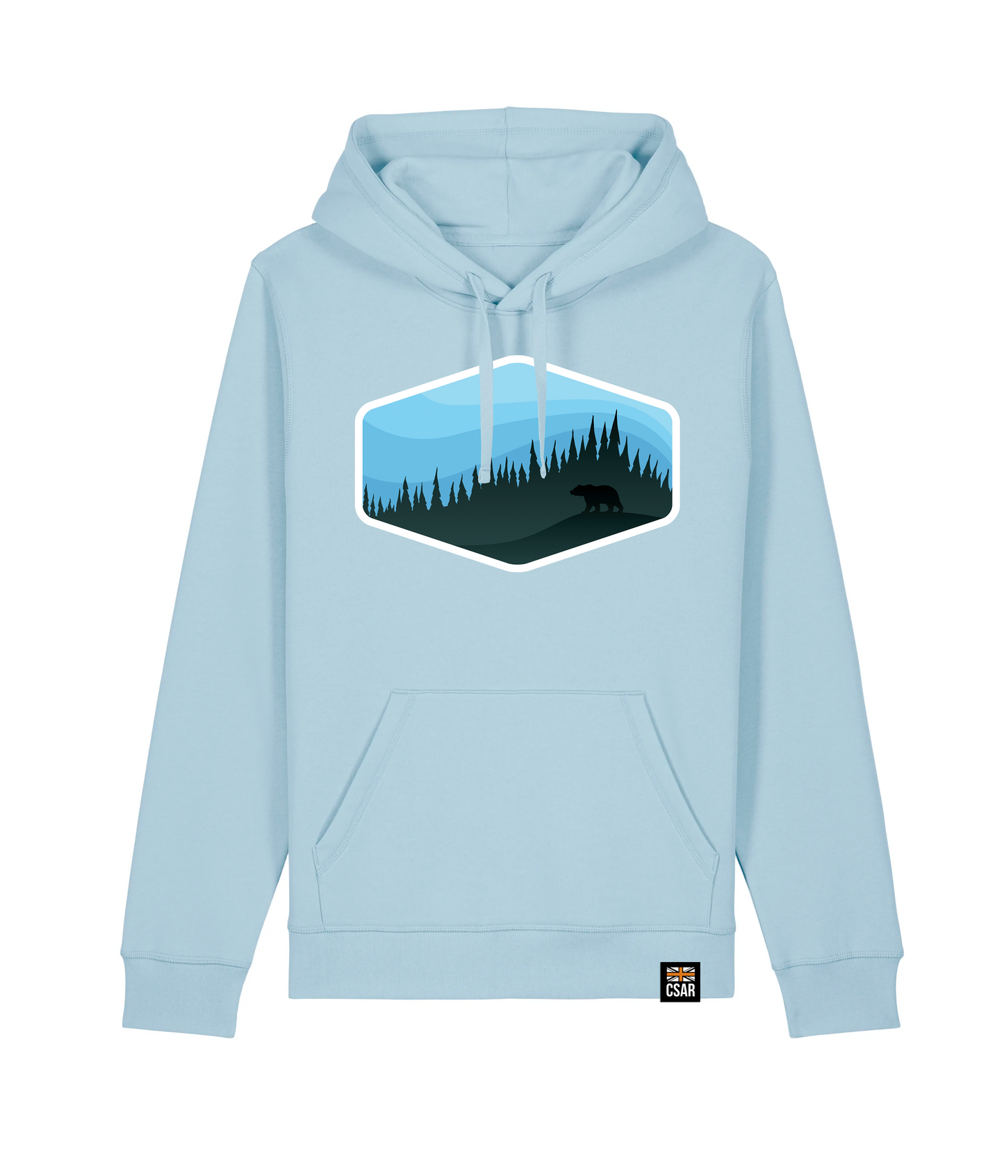 Bear At Night Premium Hoodie